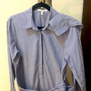 Summer dress, blue, 100% cotton